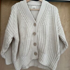 babaa no. 18 cardigan in natural